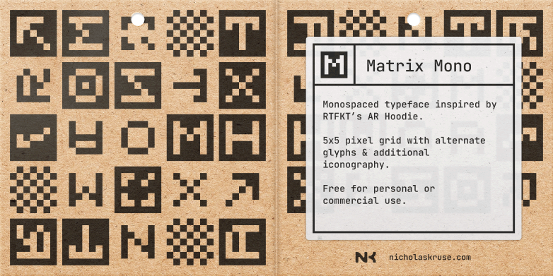 Matrix Mono Font