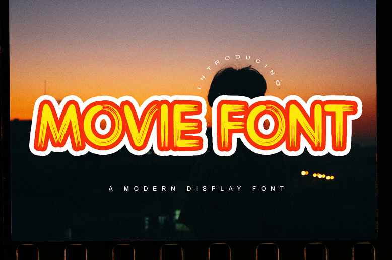 Movie Font Font
