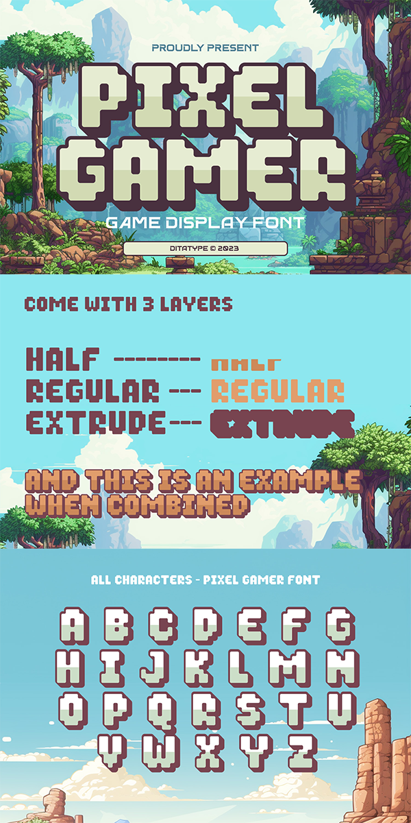 Pixel Gamer Font