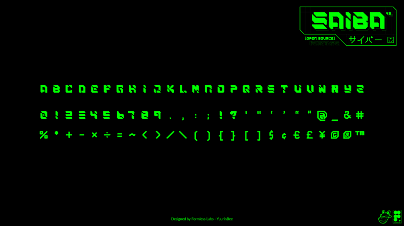 Saiba-45 Font