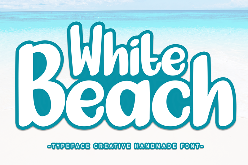 White Beach Font