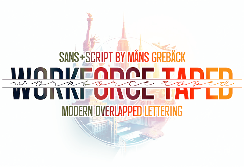 Workforce Taped Font