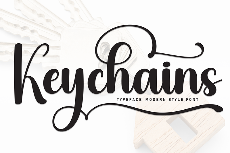 Keychains Font