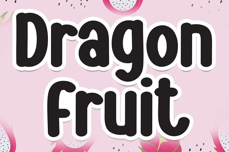 Dragon Fruit Font