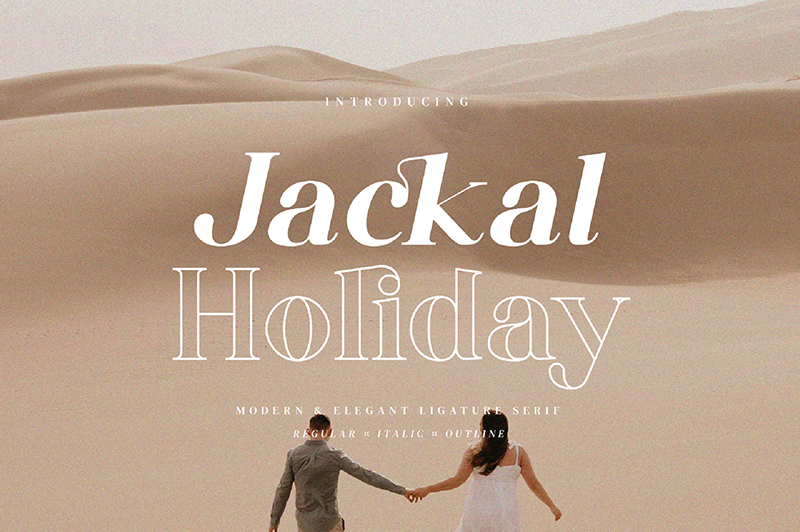 Jackal Holiday Font