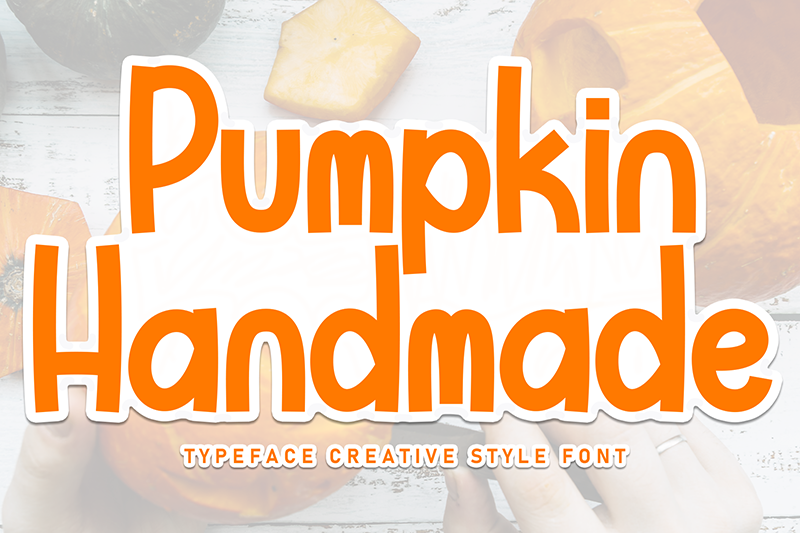 Pumpkin Handmade Font