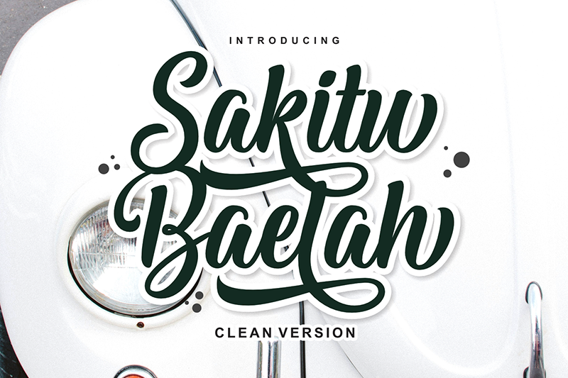 Sakitu Baelah Clean Font