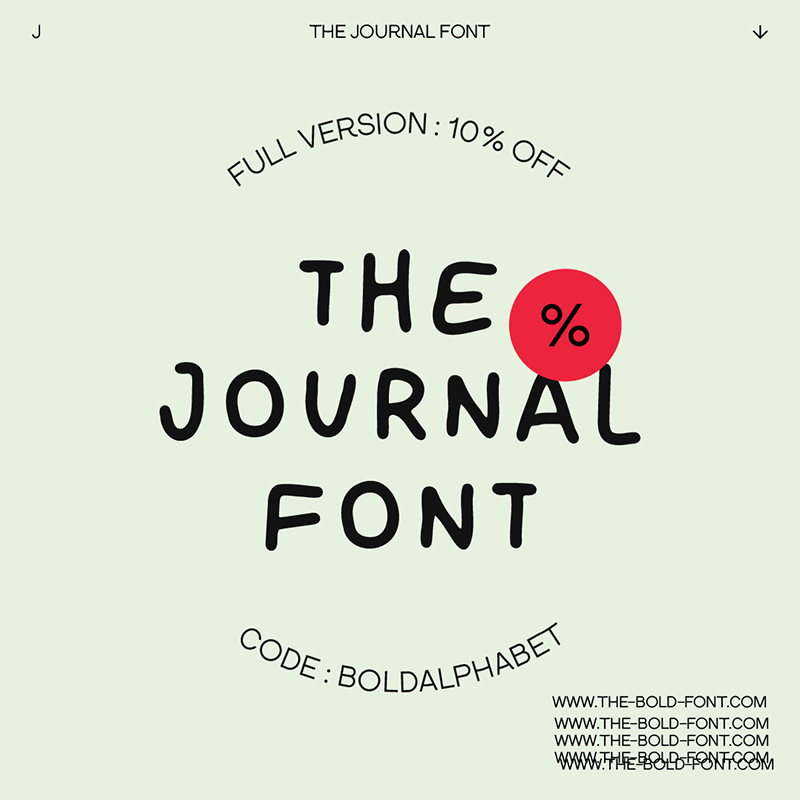 The Journal Font