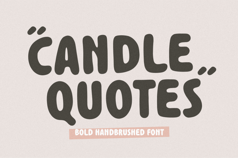 Candle Quotes Font