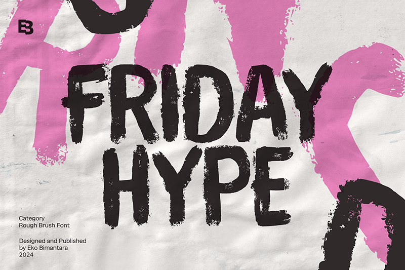 Friday Hype Font