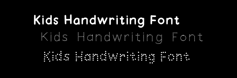 Kids Handwriting Font
