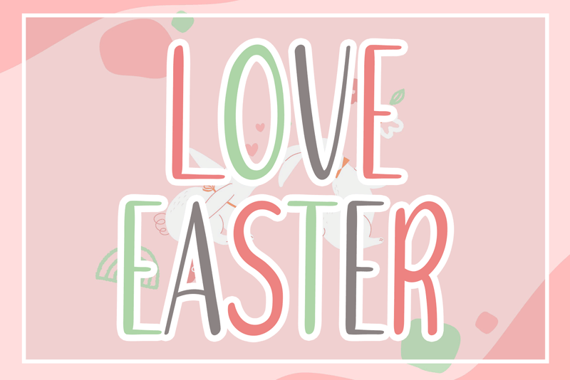 Love Easter Font