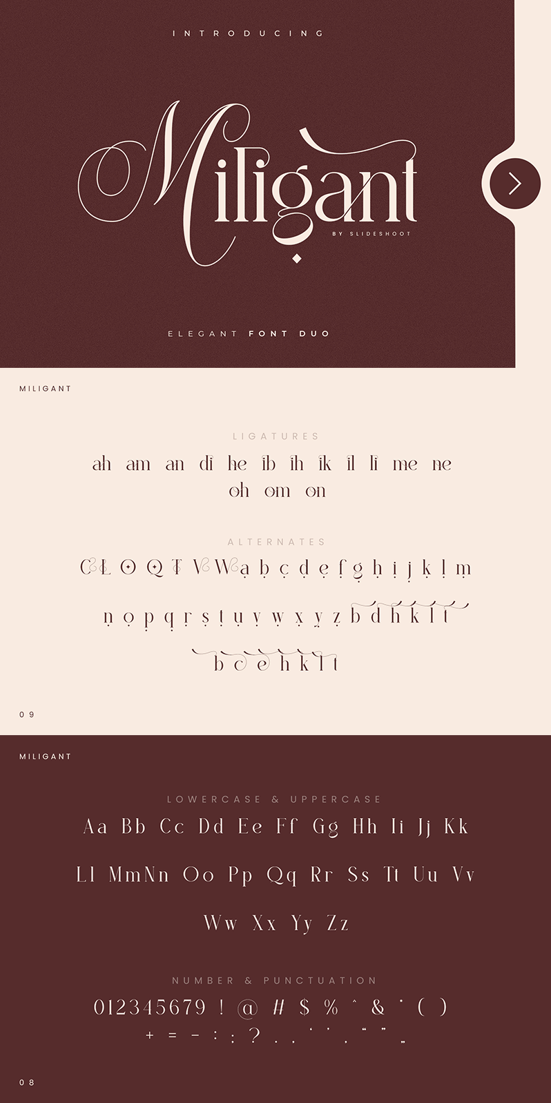 Miligant Font