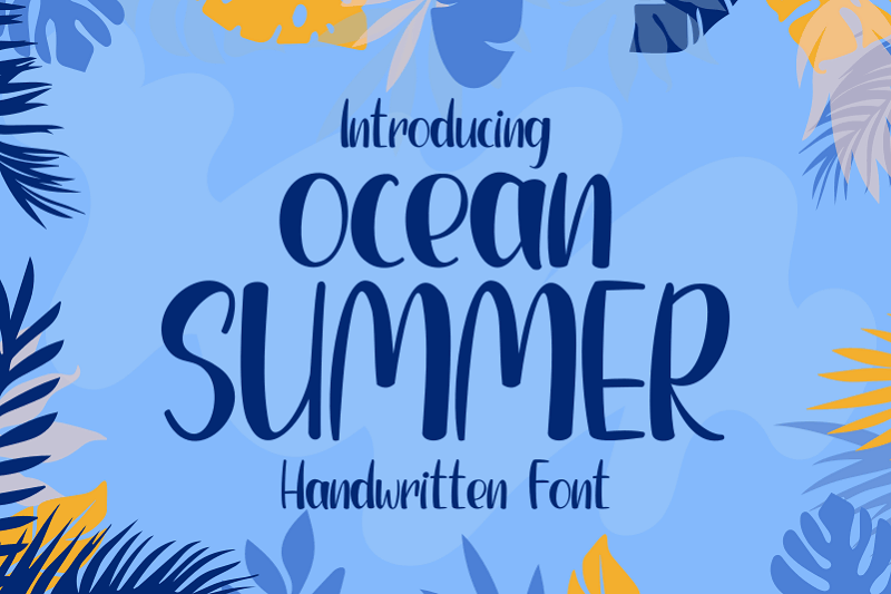 Ocean Summer Font