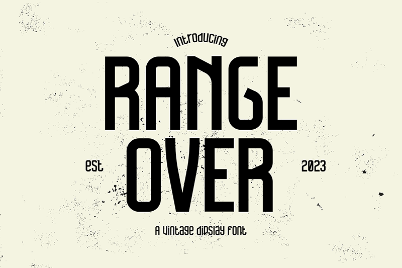 Range Over Font