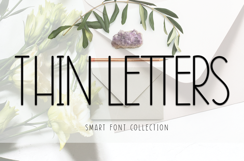 Thin Letters Font