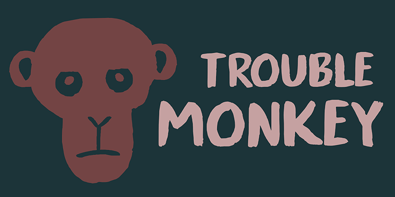 Trouble Monkey Font