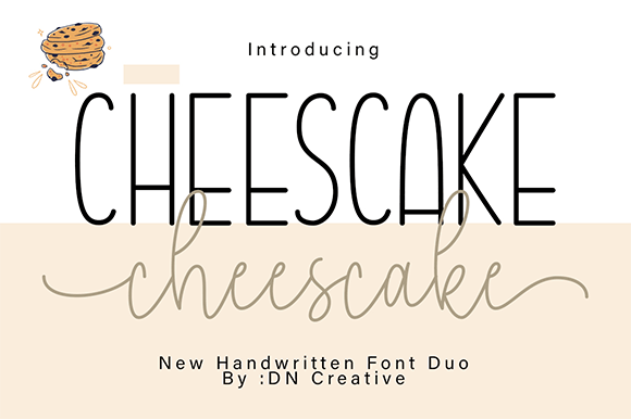 Cheescake Monoline Font
