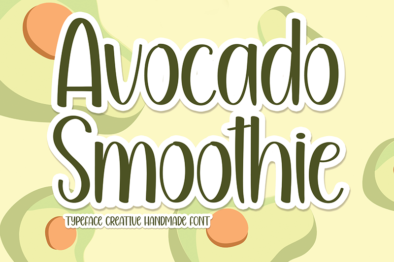 Avocado Smoothie Font