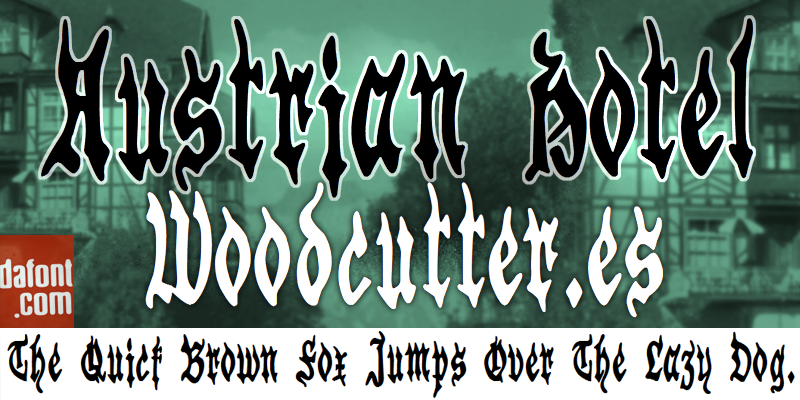 Austrian Hotel Font