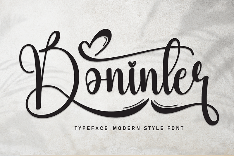 Boninter Font