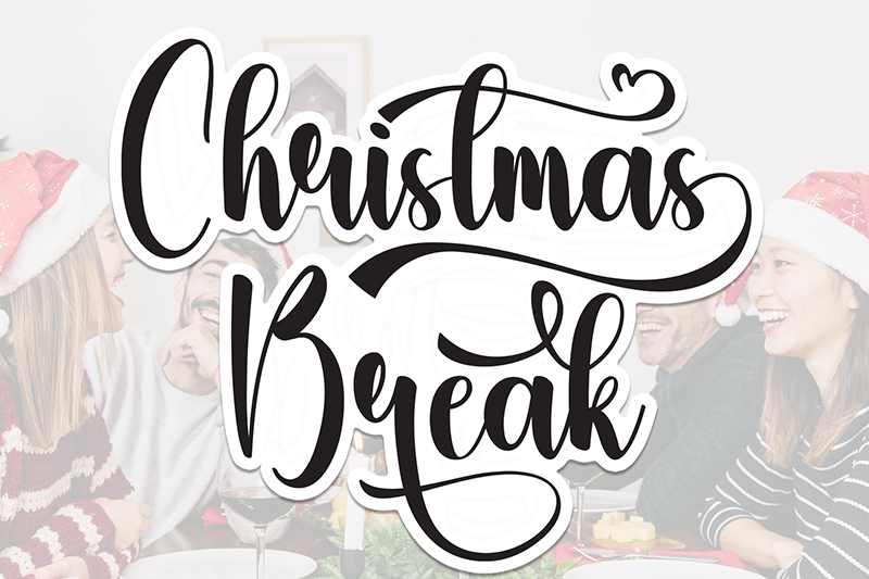 Christmas Break Font