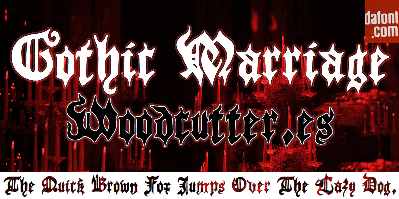 Gothic Marriage Font