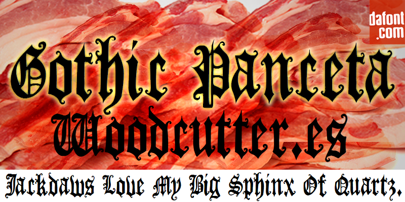 Gothic Panceta Font