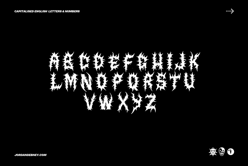 JD Mutilation Basic Font