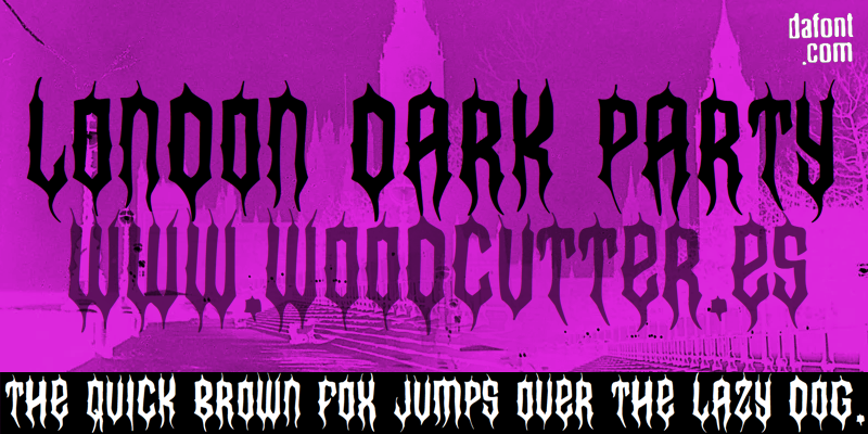 London Dark Party Font
