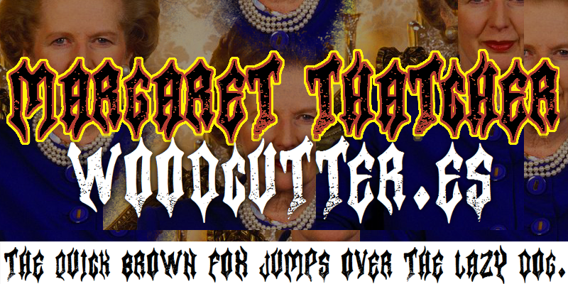 Margaret Thatcher Font