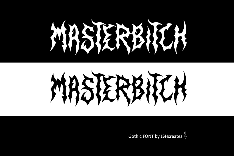 Masterbitch Font