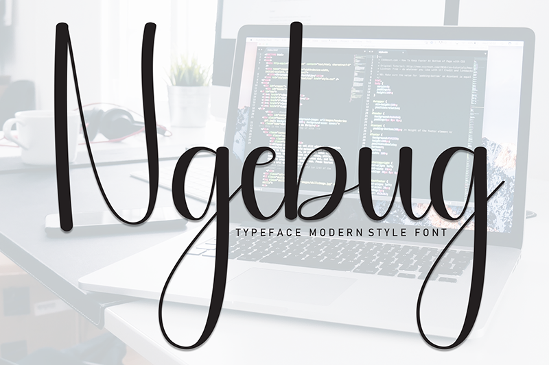 Ngebug Font