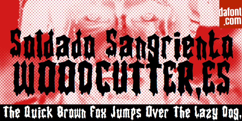 Soldado Sangriento Font