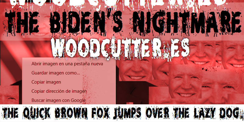 The Biden's Nightmare Font