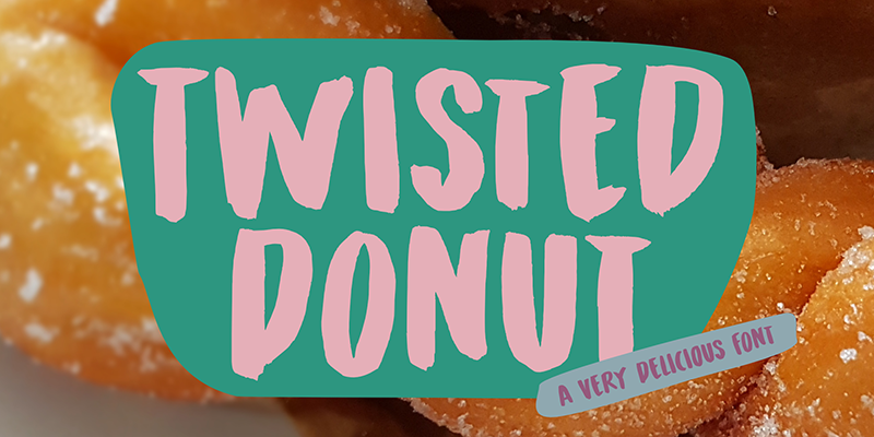 Twisted Donut Font