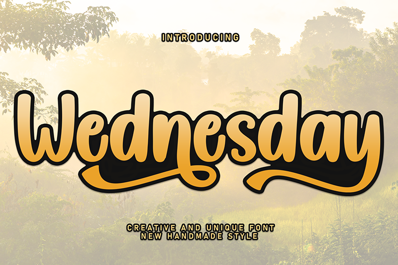 Wednesday Font