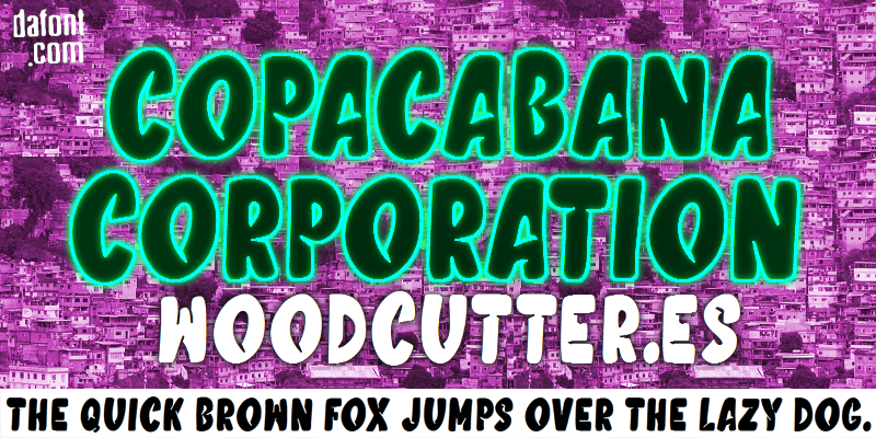 Copacabana Corporation Font