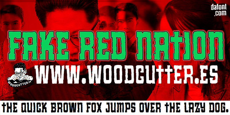 Fake Red Nation Font
