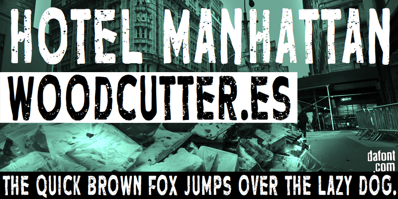 Hotel Manhattan Font