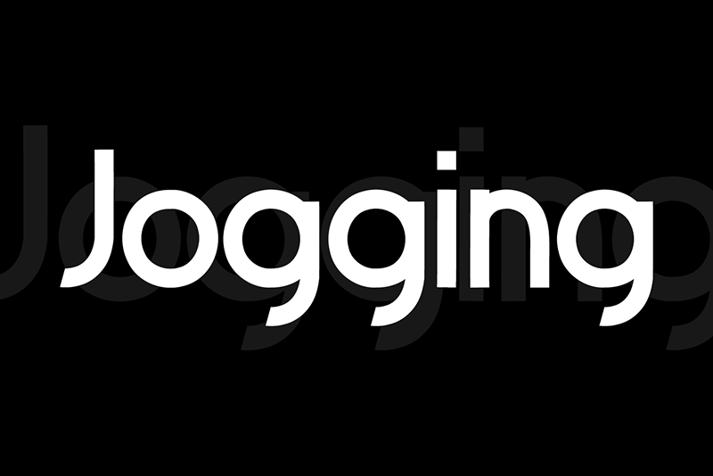 Jogging Font
