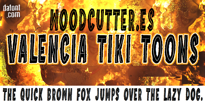 Valencia Tiki Toons Font