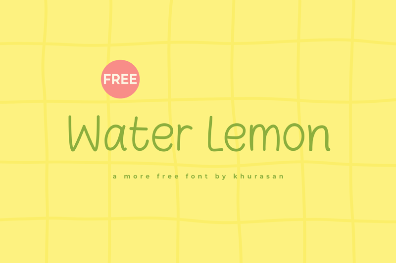 Water Lemon Font
