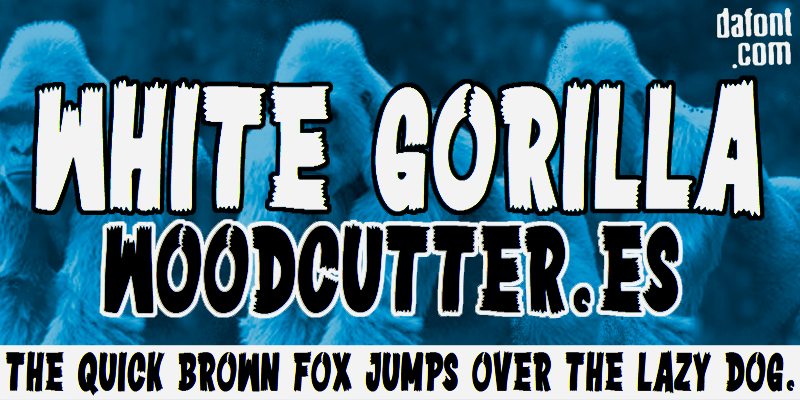 White Gorilla Font