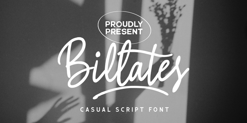 The Billates Font