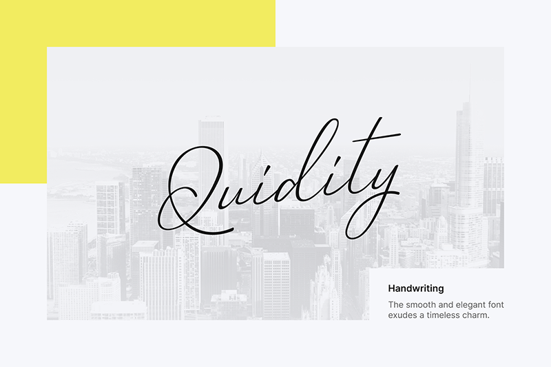 Quidity Font