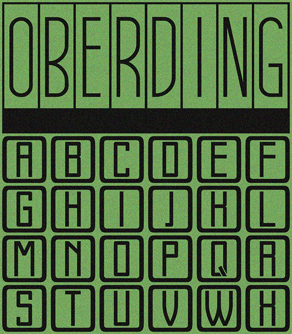 Oberding Font