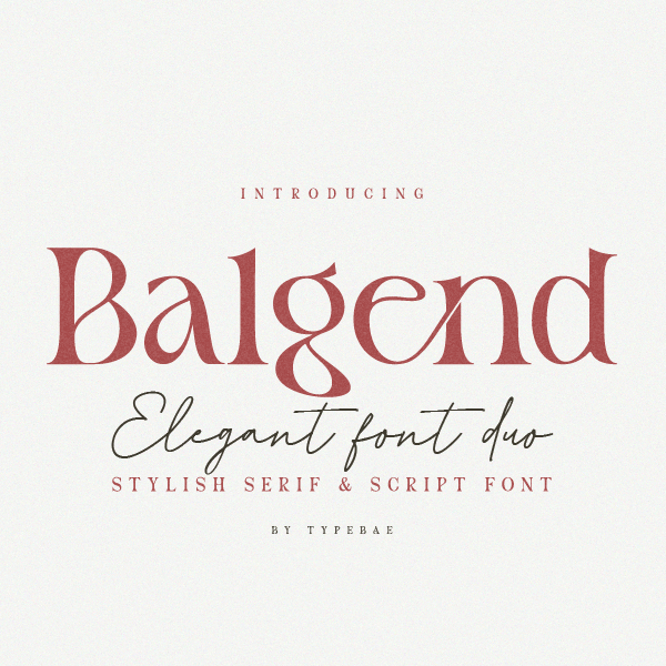 Balgend Font