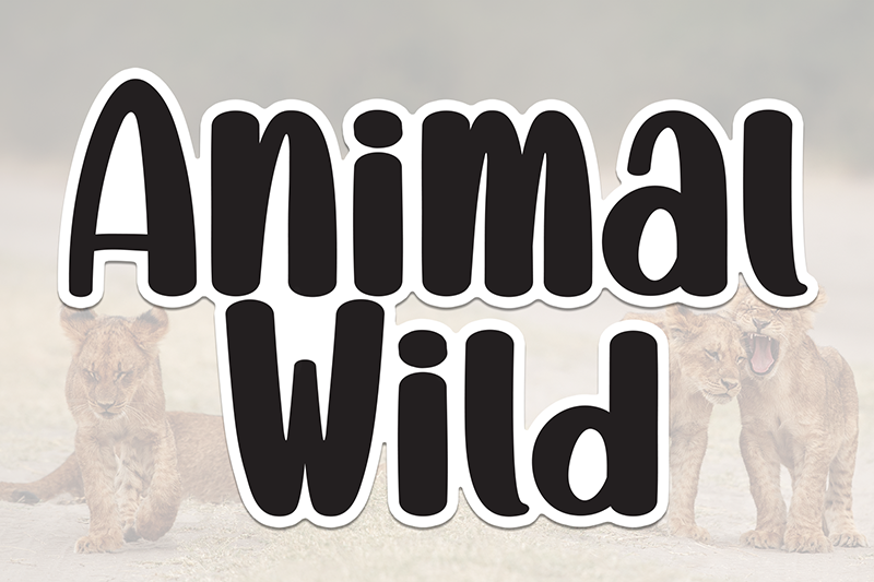 Animal Wild Font