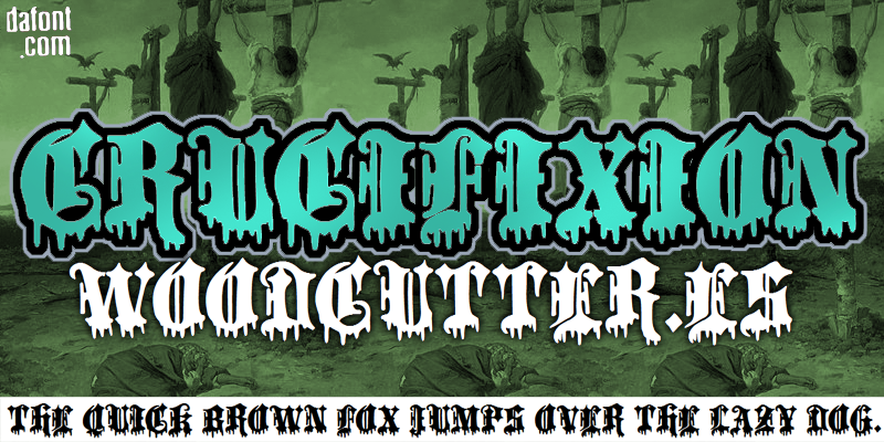Crucifixion Font